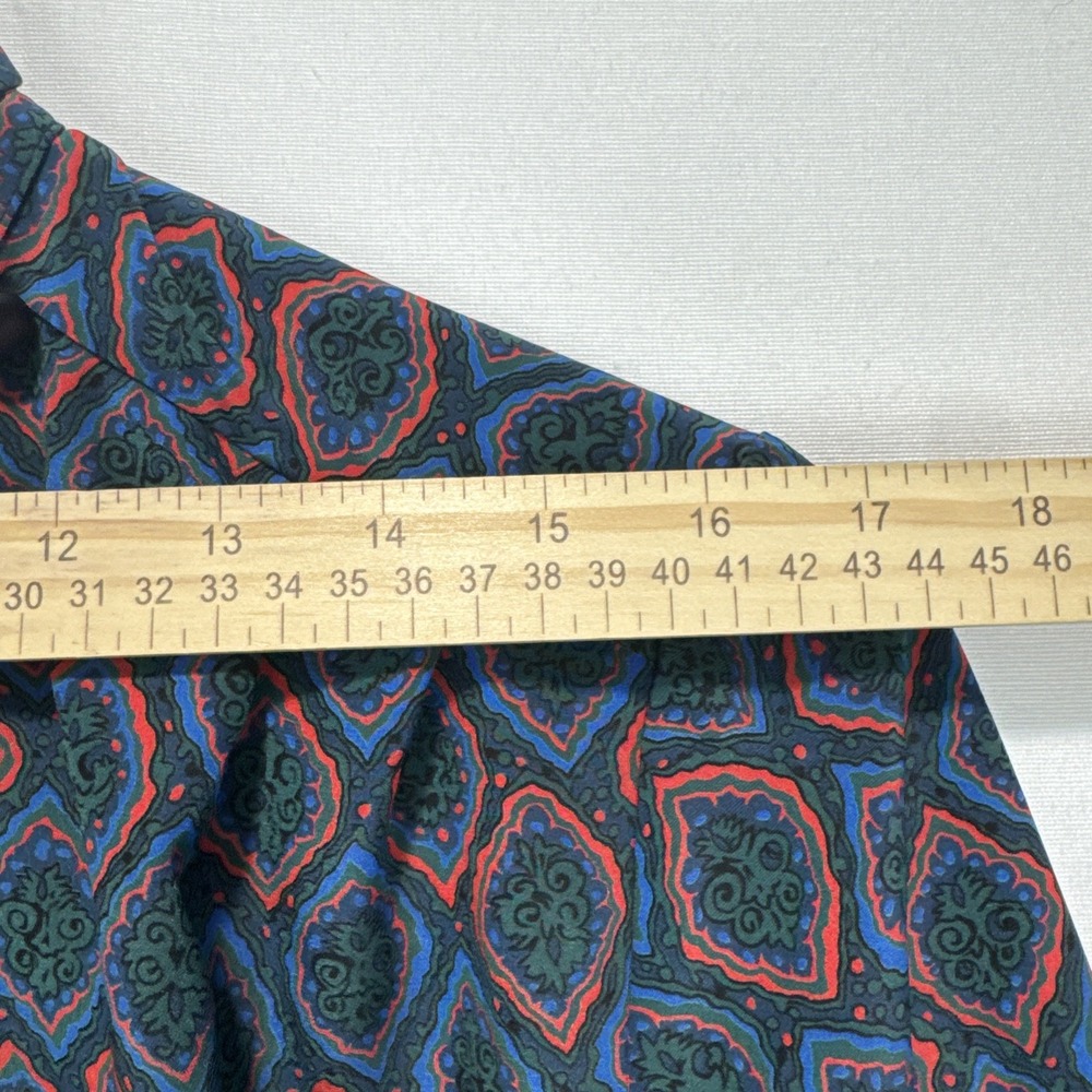VTG Pendleton Dress Shirt Women's Sz 10 Medallion Print Made in USA Petite - Picture 7 of 10